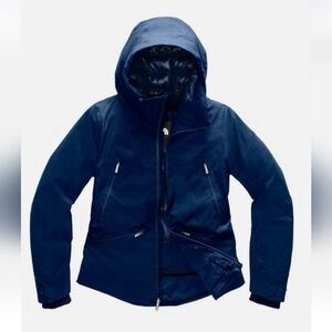 he North Face Women Hybrid Ski Jacket Blue GoreTex Hooded Size Medium New